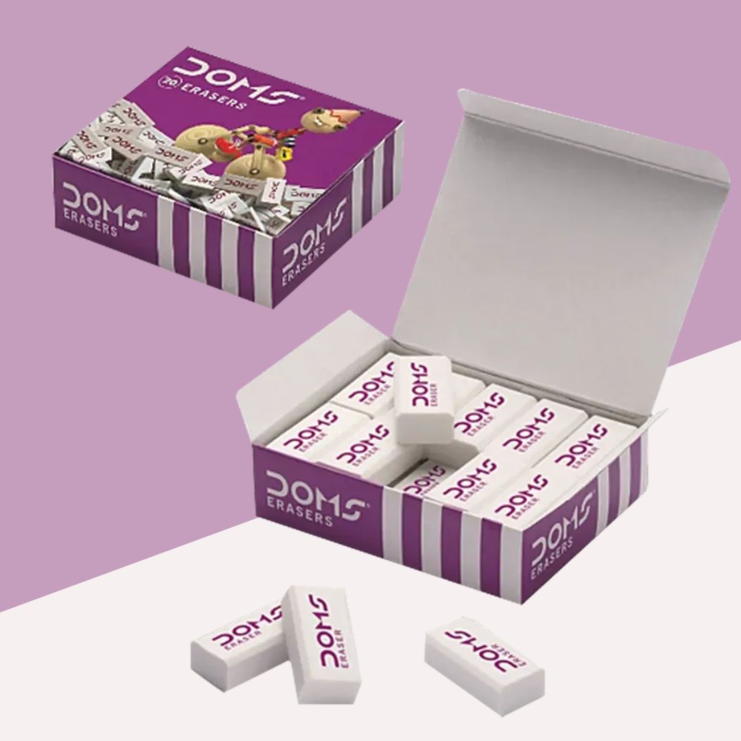 Doms Dust Free Eraser â€“ Small ( Pack of 20 )