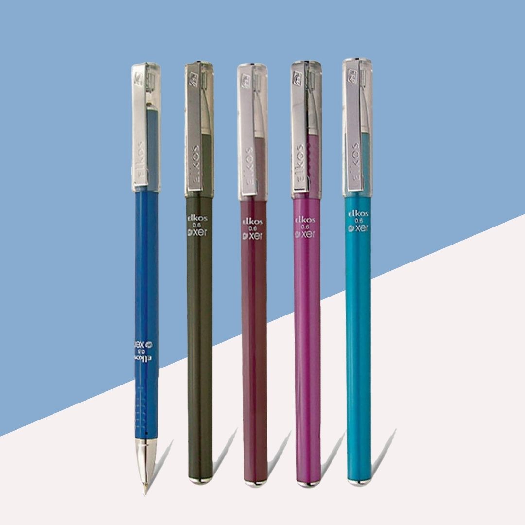 Elkos Oxer Ball Pen â€“ Blue ( Pack of 1 )