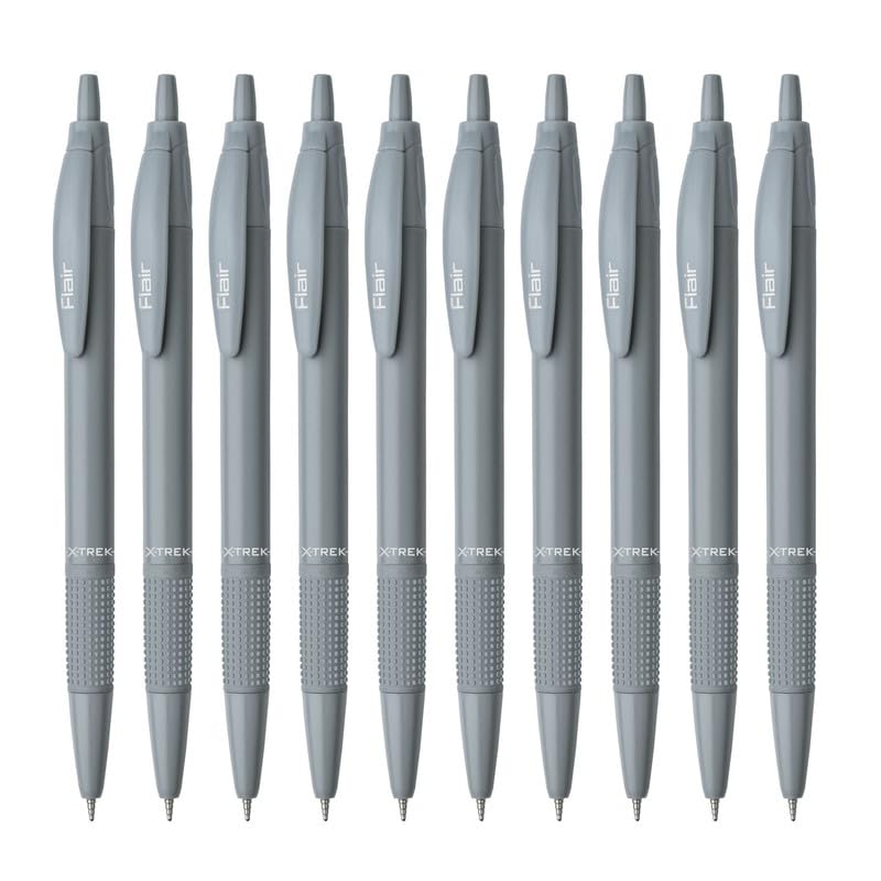 FLAIR X-Trek Retractable Mechanism 0.7mm Ball Pen with Extra Large Ink Tank Refill