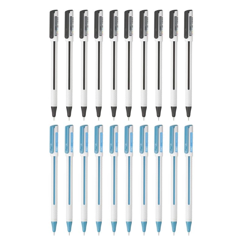 FLAIR Yolo Gel Pen Stand  Blue, Black Ink, Pack of 20 Pens