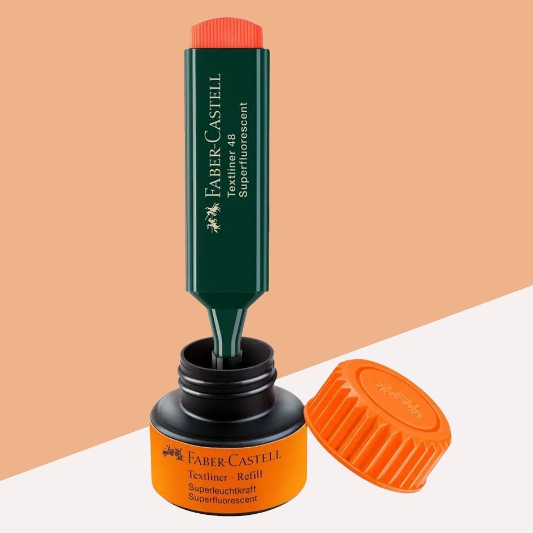 Faber-Castell Textliner Automatic Refill - Orange ( Pack Of 1 )