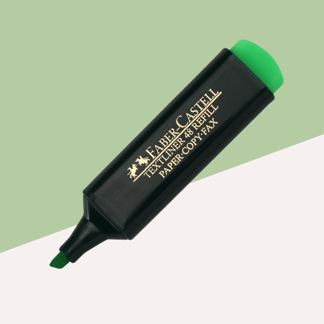Faber-Castell Textliner Pen - Florescent Green ( Pack Of 1 )
