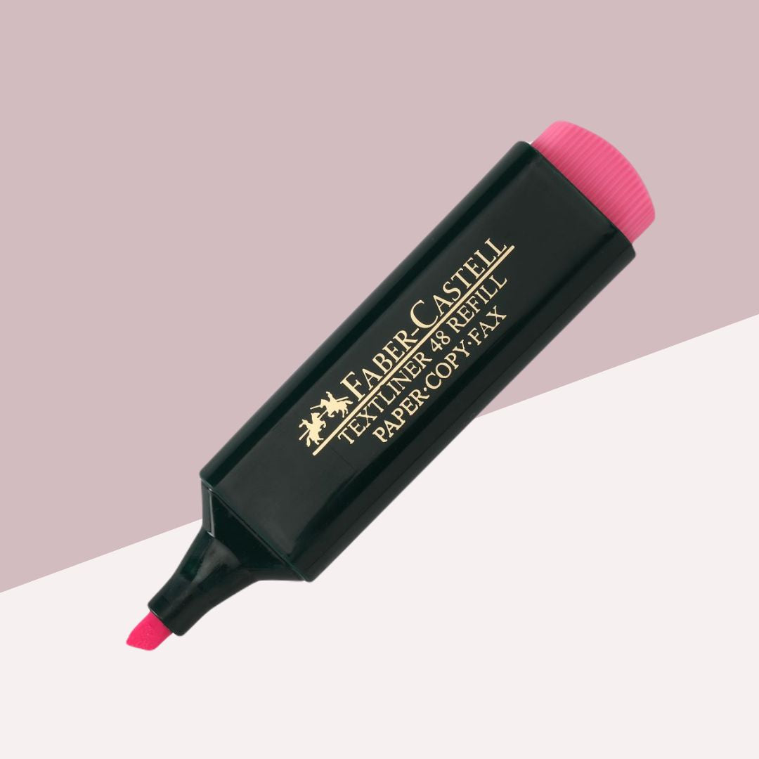 Faber-Castell Textliner Pen - Florescent Pink ( Pack Of 1 )