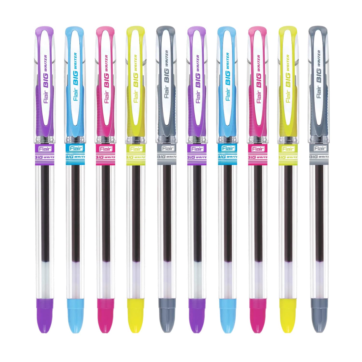 Flair Big Writer Ball Pen Wallet Pack - 0.7mm - Blue Ink