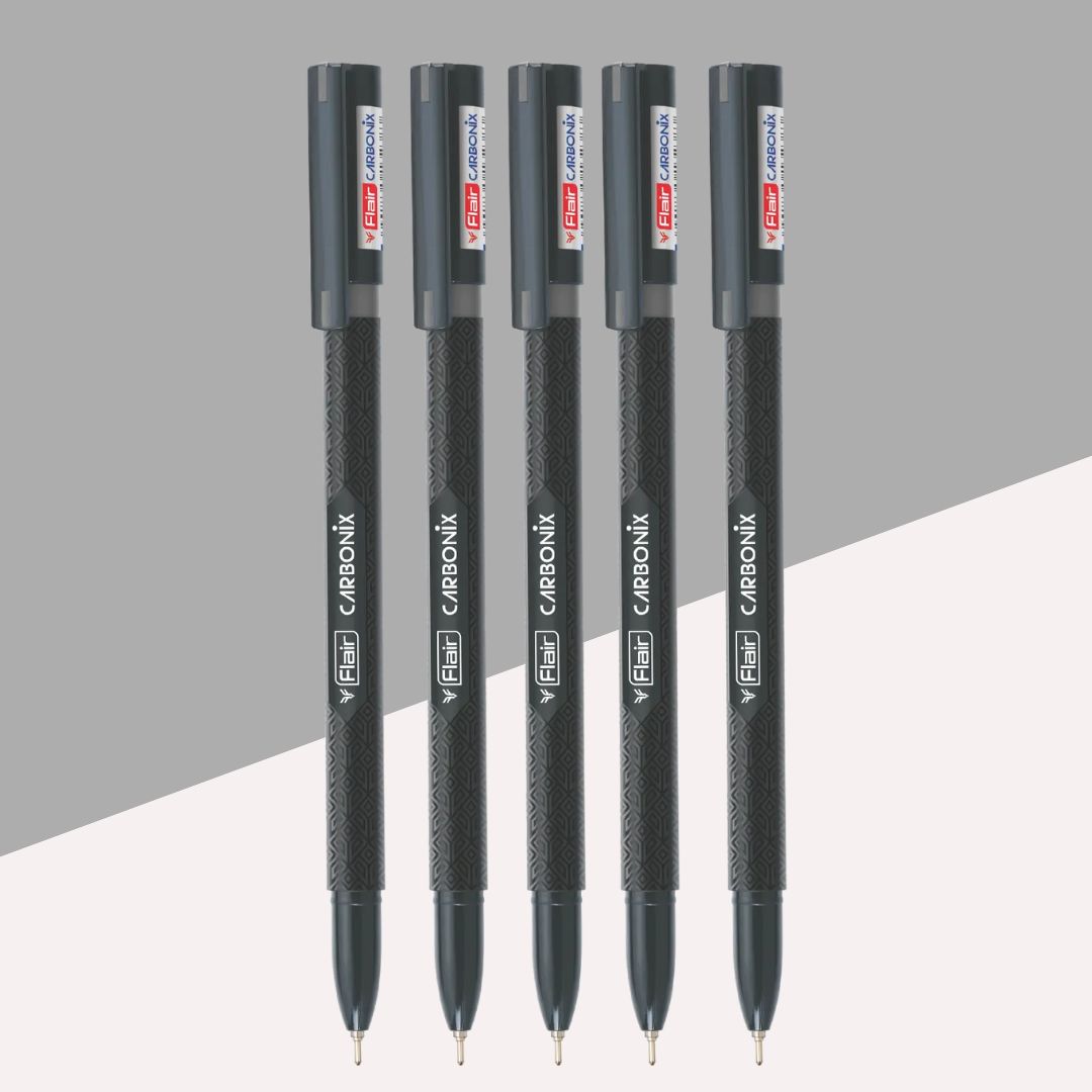 Flair Carbonix Blu Ball Pen â€“ Black ( Pack of 1 )