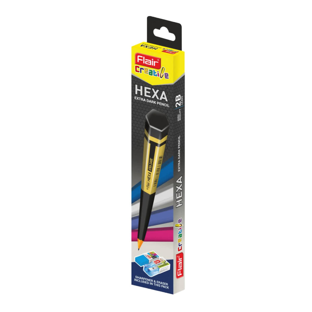 Flair Creative Series Hexa Extra Dark 2B Pencil