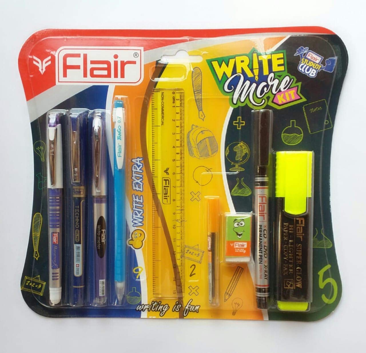 Flair Creative Series Write More Stationery Kit, Combination Set of 9 Items