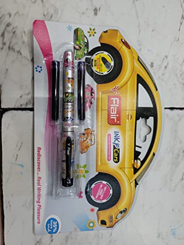 Flair Inky Series Cars Liquid Ink Fountain Pen Blister Pack