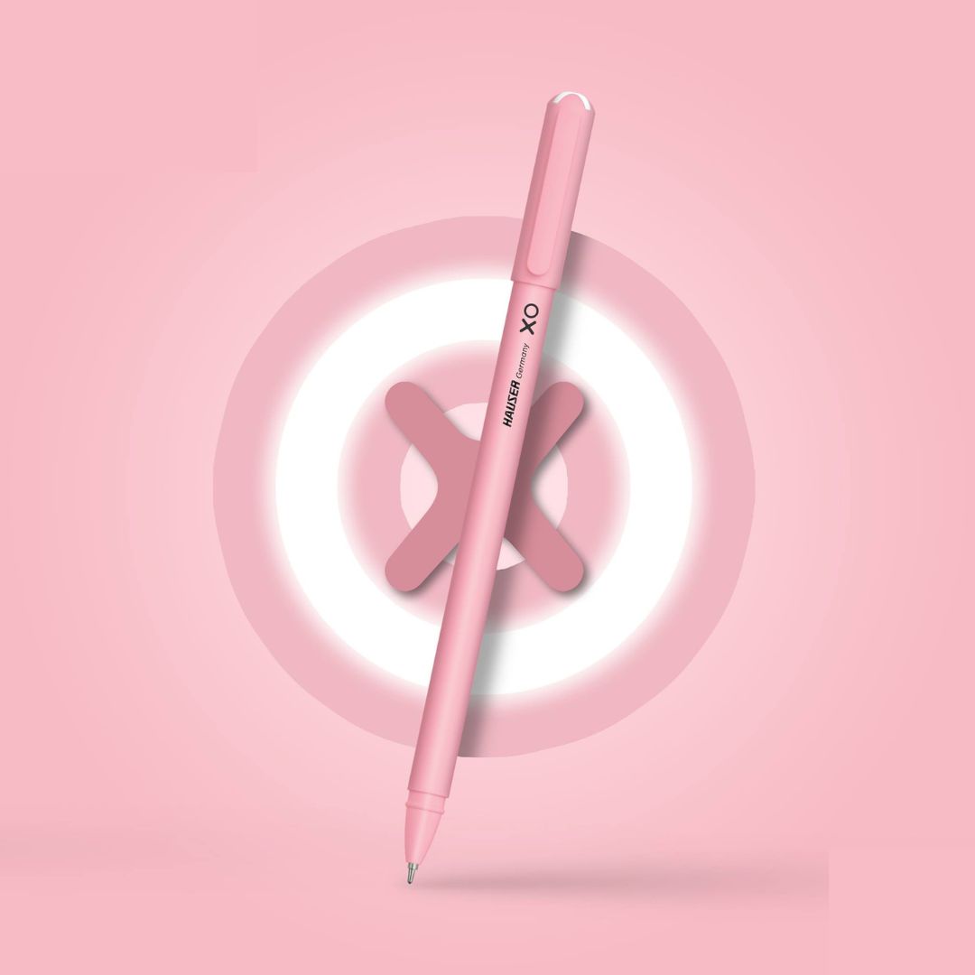 Hauser XO Ball Pen â€“ Red ( Pack of 1 )