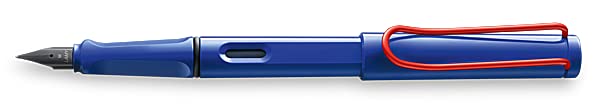Lamy Safari 014 Fine Nib Fountain Pen - Blue Ink, Pack Of 1