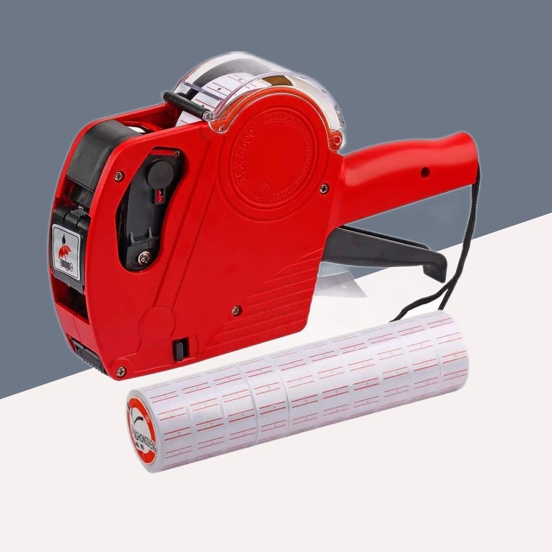 MX-5500 Price Labeler Printing Rate Printer Label Gun 8 Digits ( Pack of 1 )