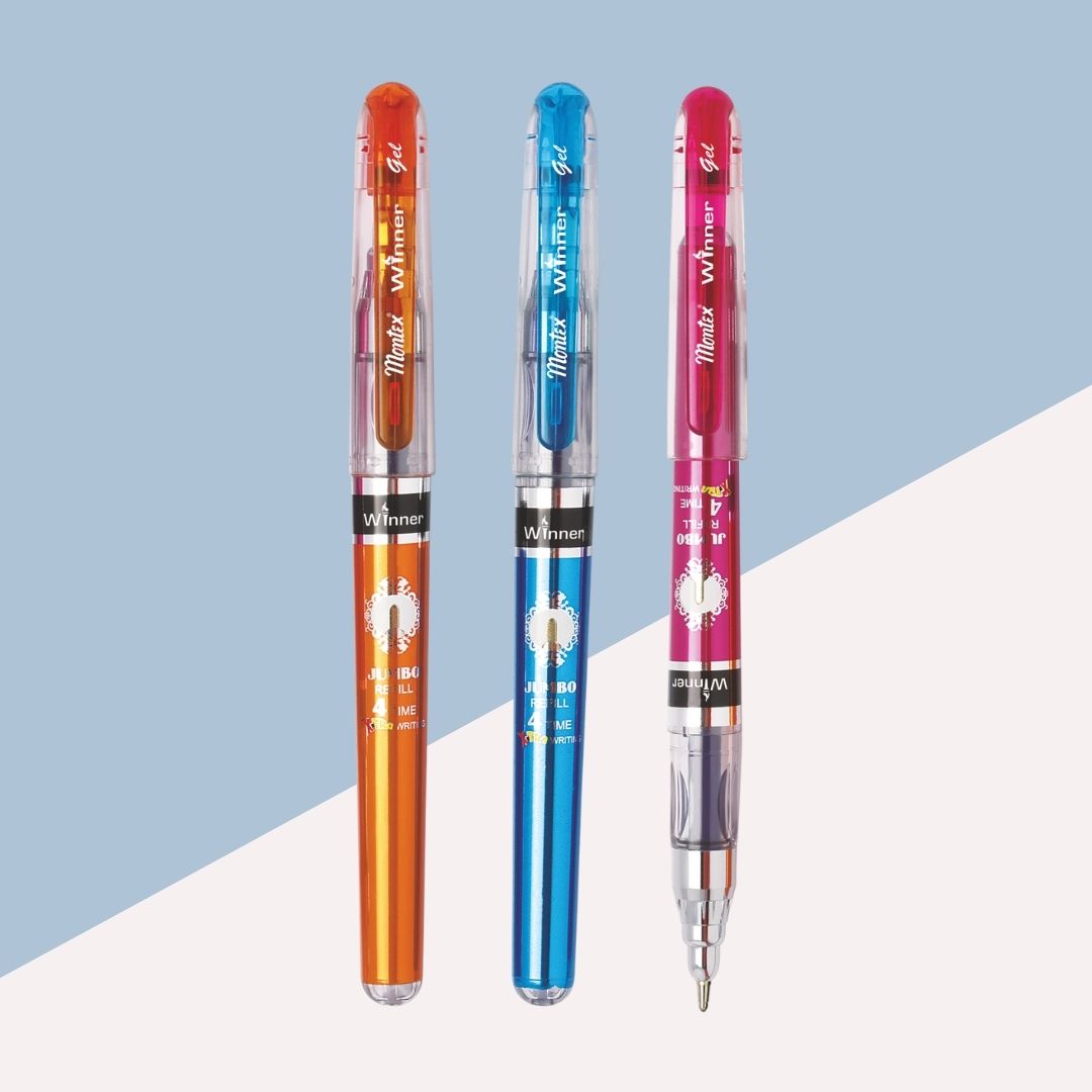 Montex Winner Jumbo Gel Pen â€“ Blue ( Pack of 1 )