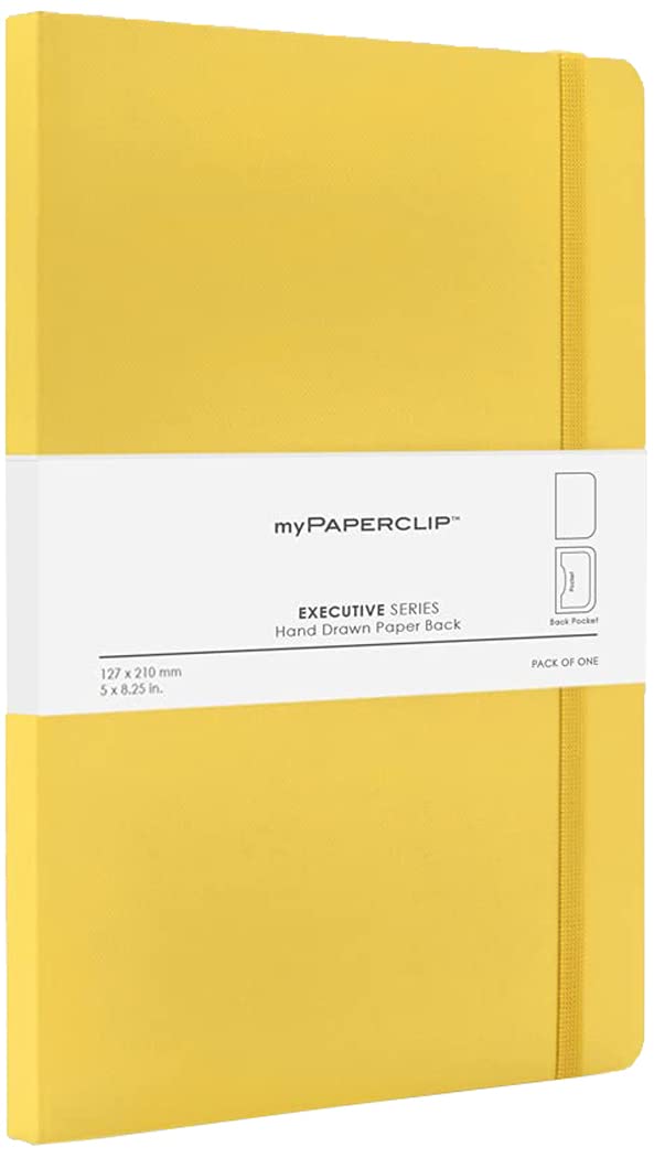 Mypaperclip Memo Block, Small (70 X 152 mm, 2.75 X 5.98 In.), Ruled, Orange (Mb250S-R Orange)