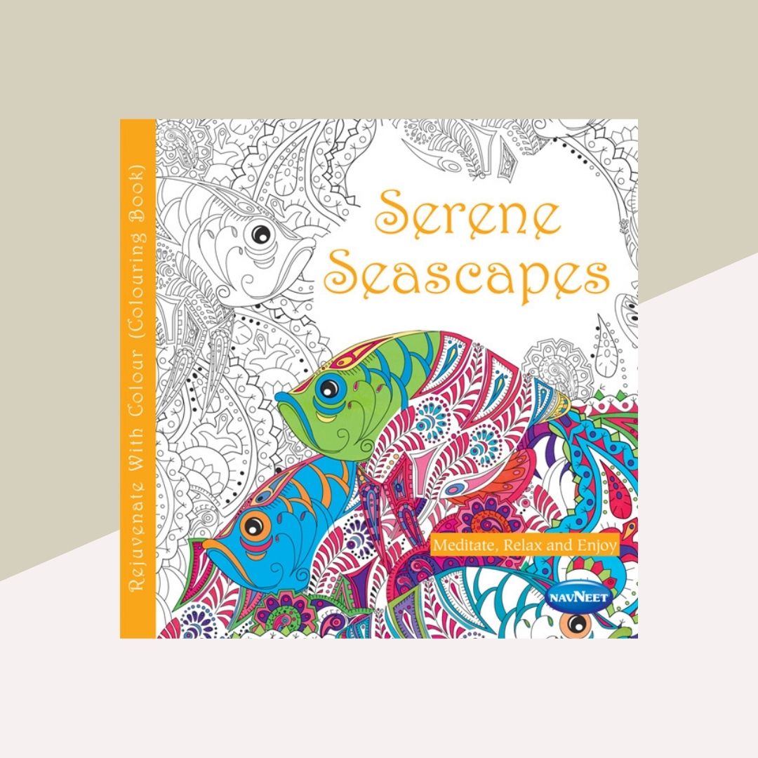 Navneet Serene Seascapes Mandala Colouring Book ( Pack of 1 )