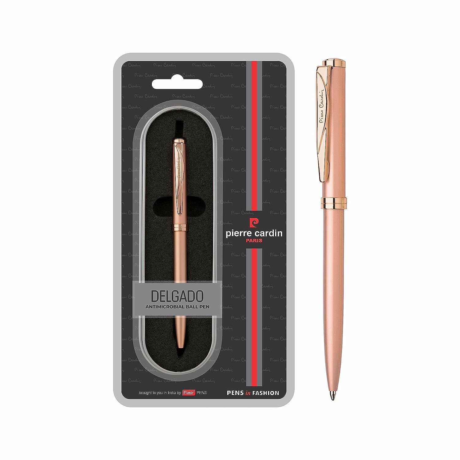 Pierre Cardin Delgado Antimicrobial Copper Ion Coated Ball Pen  - Blue, Pack Of 1