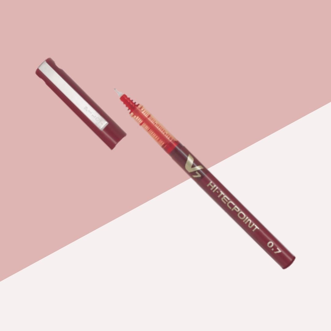 Pilot V7 Hitech Point Gel Pen â€“ Red ( Pack of 1 )