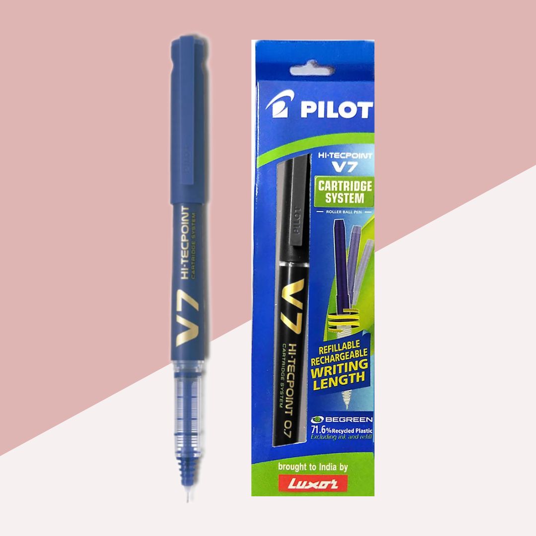 Pilot V7 Hitech Point Gel Pen Cartridge System â€“ Red ( Pack of 1 )