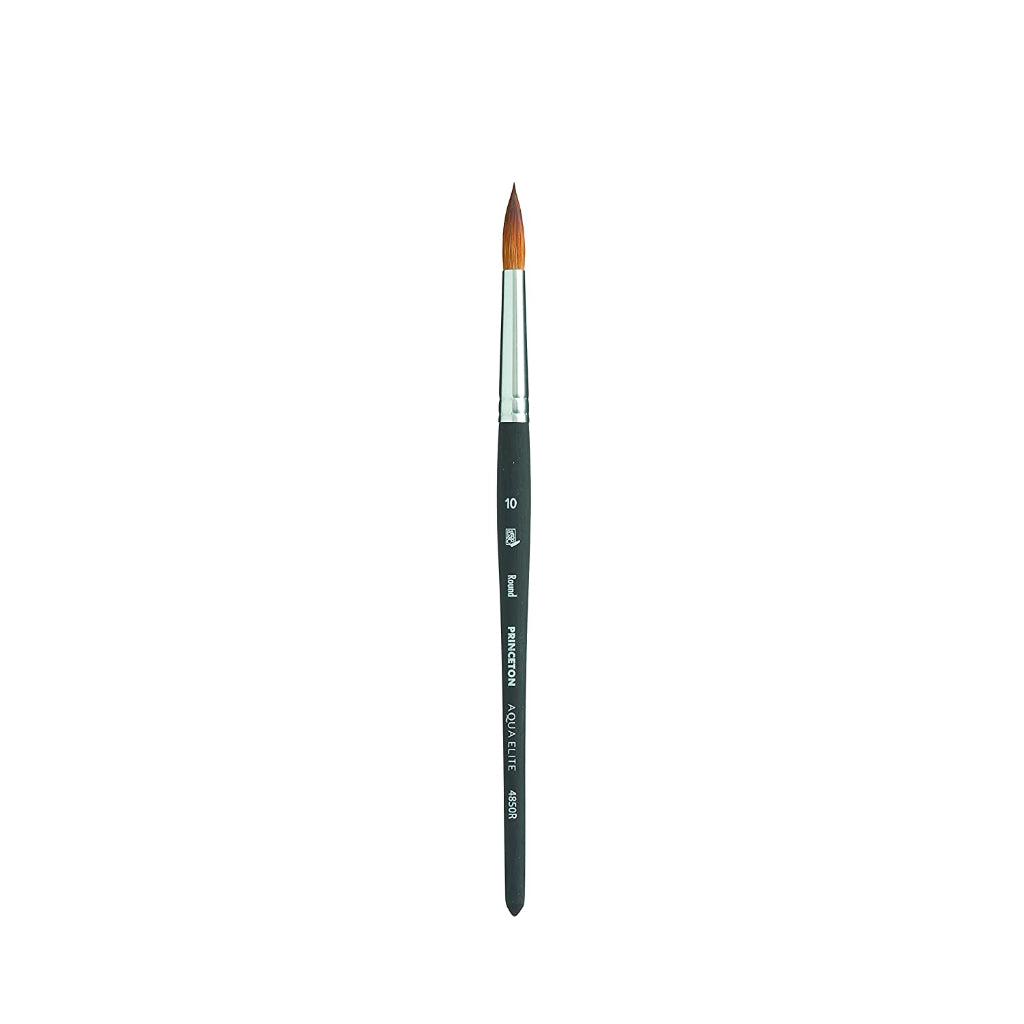 Princeton Aqua Elite Short Handle Round Paint Brush (No 4)