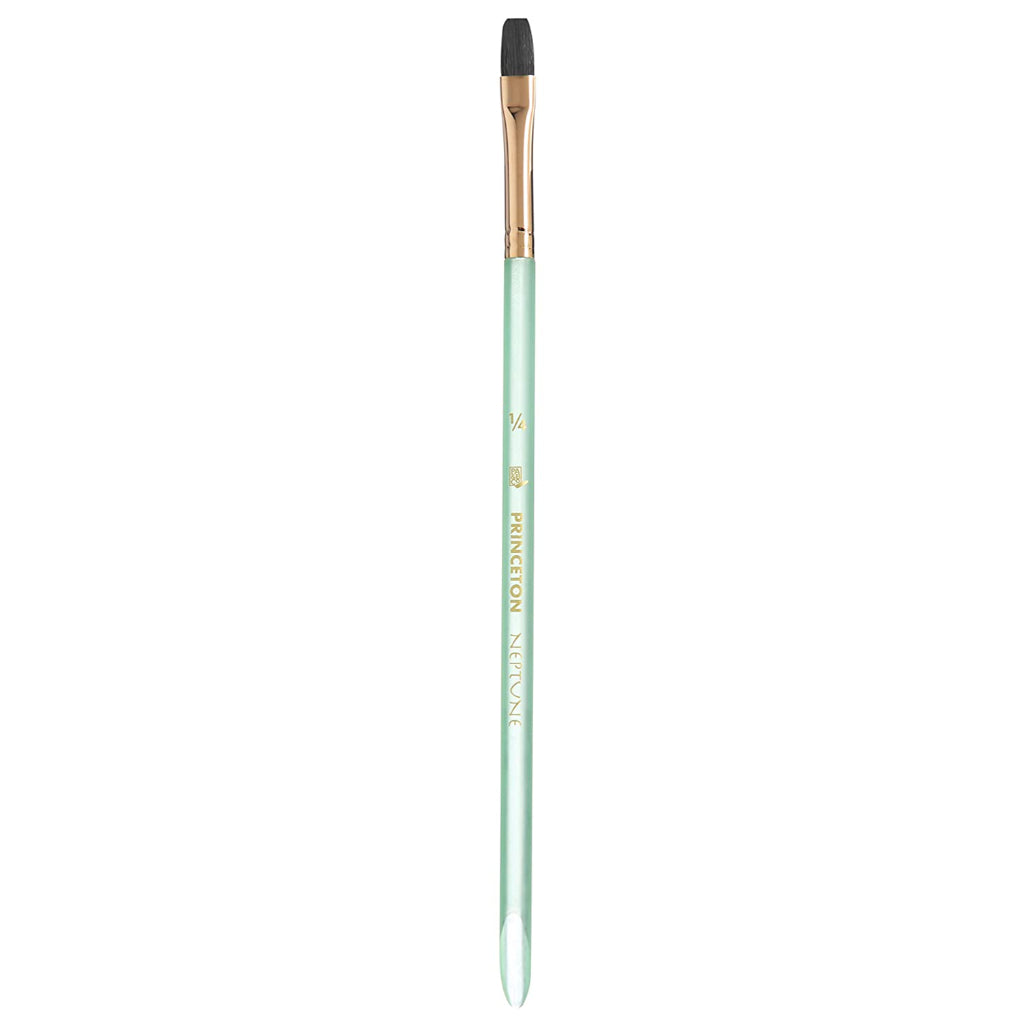 Princeton Series 4750 Neptune Synthetic Squirrel Brush - Aquarelle - Short Handle - Size: 1/4"