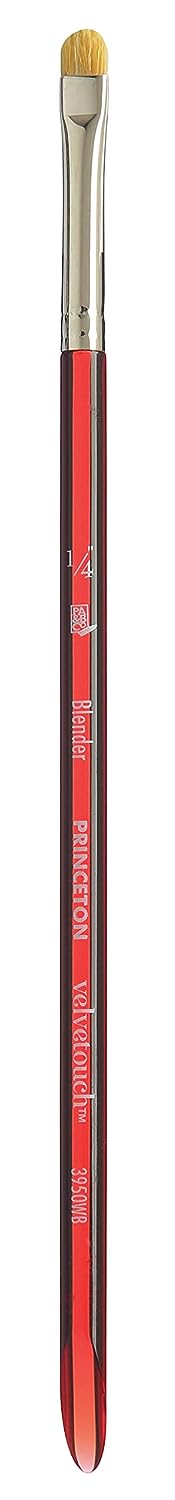 Princeton Velvetouch Short Handle Blender Paintbrush (3/8 Inches)