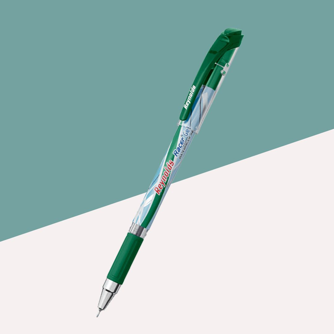 Reynolds Racer Gel Pen â€“ Green ( Pack of 1 )
