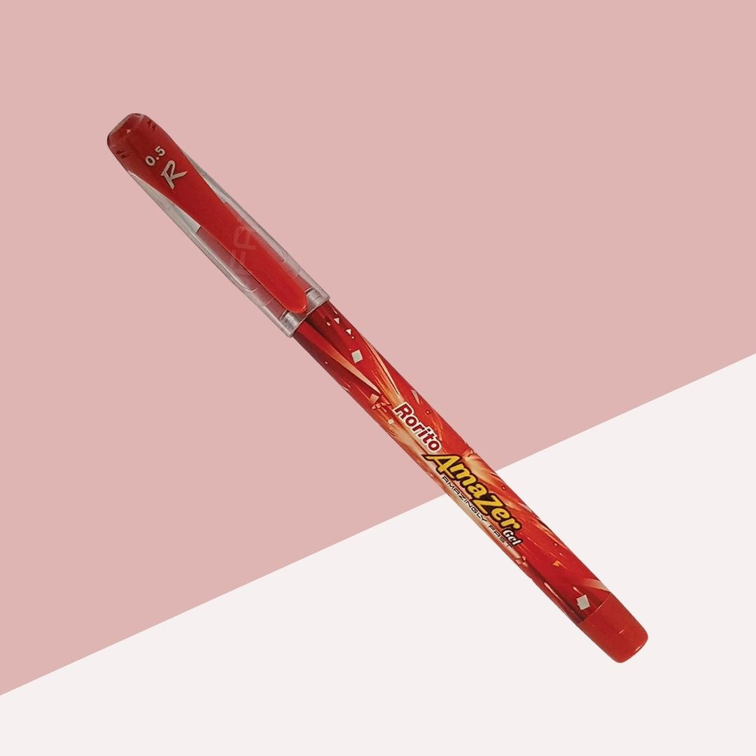 Rorito Amazer Gel Pen â€“ Red ( Pack of 1 )