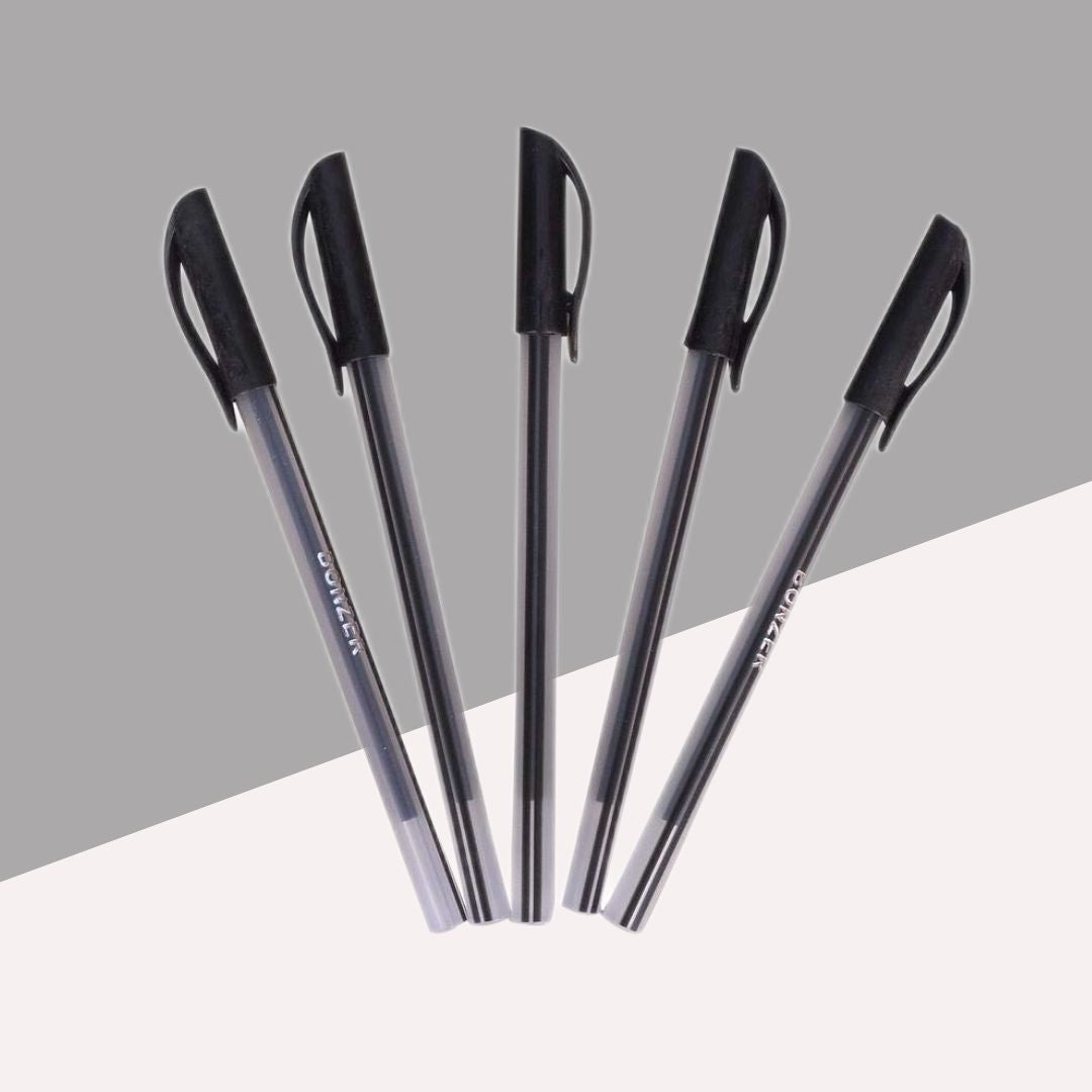 Use & Throw Ball Pen  â€“ Black ( Pack of 5 )