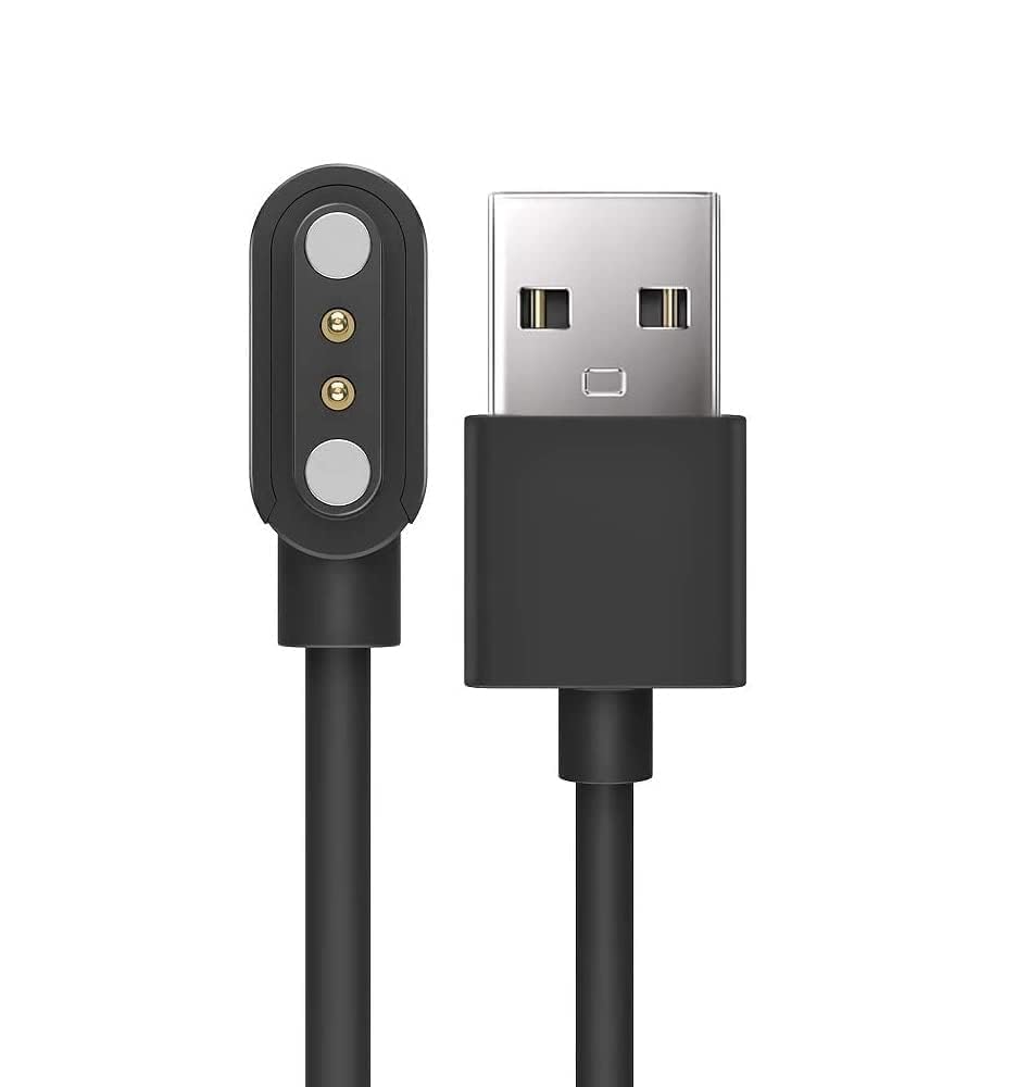 DUETMI Fire-Boltt Ring Smart Watch Usb Charger Magnetic Charging Cable Adapter Compatible For Fire-Boltt Smartwatch, Black