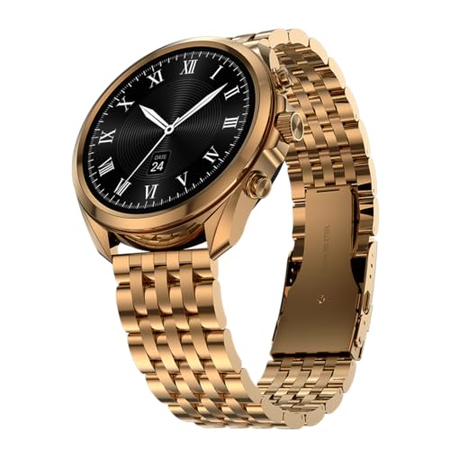 Fire-Boltt Diamond Luxury Stainless Steel Smart Watch with 1.43â€ AMOLED Screen, 466 * 466 px Resolution, 750 NITS Brightness, Bluetooth Calling, 300 Sports Mode, IP67 Rating