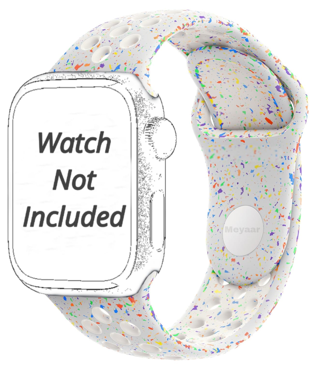 Meyaar Silicone Strap Compatible with Compatible with Firebolt Ring/ Ring Plus/ Ring Pro/ Visionary/ Fire-Boltt Call/ Fire-Boltt Vogue / Peble Frost/ Cosmos Engage/ Cosmos Grande/Hammer Ace 3.0/ Hammer Pulse X/ Hammer Pulse Ace Pro / Hammer Ace Ultra (Wat