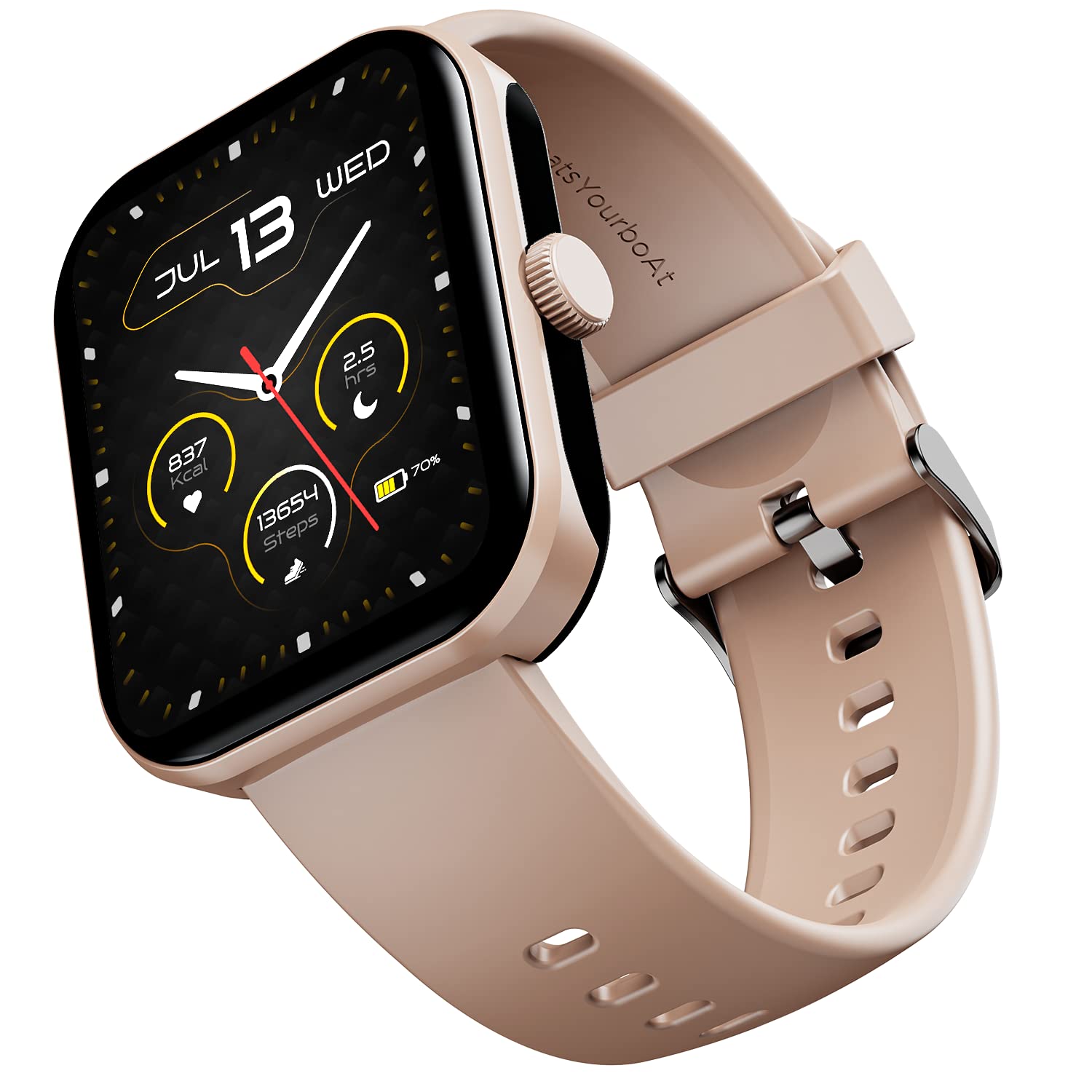 boAt Ultima Call Max Smart Watch with 2" Big HD Display, Advanced BT Calling, 100+ Sports Modes, 10 Days Battery Life, Multiple Watch Faces, IP68, HR & SpO2, Sedentary Alerts(Cool Grey)